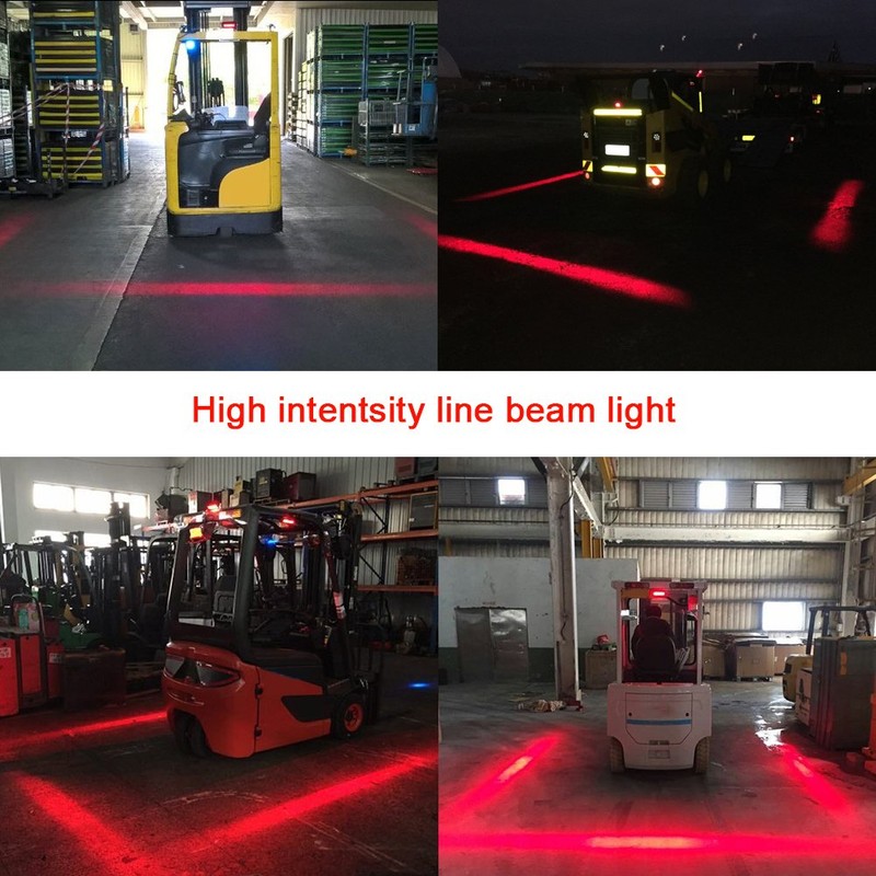 MOVOTOR Forklift Safety Light LED Red Zone Warehouse Pedestrian Warning