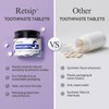 Retsip Toothpaste Tablets - 5% Nano Hydroxyapatite, Fluoride Free, Travel