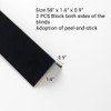Blindify Light Blockers Blackout Side Tracks, PVC Blackout Side Strips