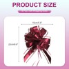 PATIKIL 6 Pcs Large Pull Bow Gift Wrapping, 9 Inch
