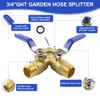 Hose Splitter 2 Way Heavy Duty Garden Hose Splitter with