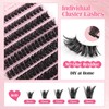 Sixstarhair Individual Lashes 80D DIY Eyelash Extensions Volume Cluster Lashes