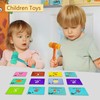 HOOJOJO Toddler Flash Cards Tapple Game Letter Colors Shapes Numbers