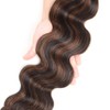 1b/30 Body Wave Bundles Ombre Brown 3 Bundles Human Hair