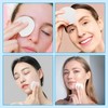 Doyime Cotton Wiping Off Cotton Puff Cosmetic Cotton Notch Shape,