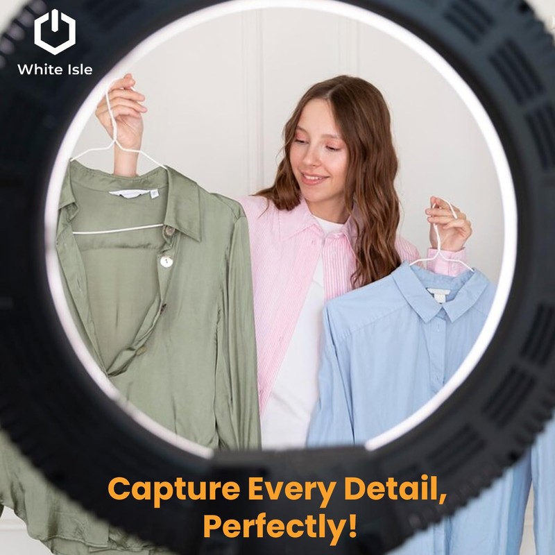 6 Inch Ring Light & Holder with Stand, 16 cm