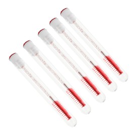 DOITOOL 30pcs Eyelash Applicator Makeup Tool Ergonomic Design Transparent Tube Portable Eyelash Brush for Women and Girls for Polishing and Smoothing