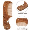 FOMIYES Hair Comb Double Sided Wide Tooth Comb Sandalwood Comb