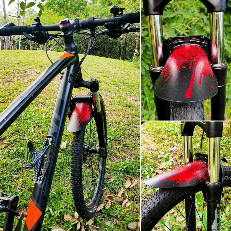 NICEDACK Mud Guard, 2Pcs MTB Bicycle Mudguards for 26" 650B