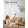Airbition 10'' Wall Mount Fan with Remote Control and Night