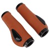 Artificial Leather Bicycle Grips Liquid Silicone Palm Pad Shock Absorption