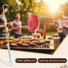 Zonon Meat Hook Flipper Stainless Steel BBQ Food Flippers Steak