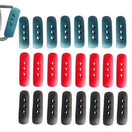 ZAHD 12 Pairs Pot Handles Holder Hot Handle Holder Heat Protection Pot Handle Heat Insulated Pot Holder Non-Slip Cooking Clamping Handles Scald-Proof for Cast Iron Woks Pans Frying Pans (3 Colours)