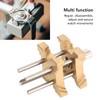 Adjustable Brass Watch Movement Holder with Storage Box