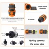 8-Pattern Garden Hose Nozzle | Multi-Function Spray Gun with Quick