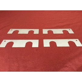 NORTH EAST CLASSIC FORD PARTS 1966-1977 EARLY FORD BRONCO STAINLESS STEEL HOOD ALIGNMENT SHIM KIT! (4) SHIMS!