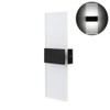 Mobestech LED Wall Light Modern Acrylic Wall Sconce Rectangle Wall