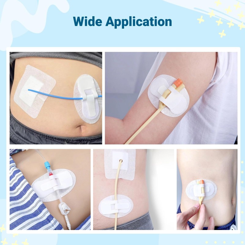 20 PCS Catheter Stabilization Devices, Catheter Stickers for Foley Bag