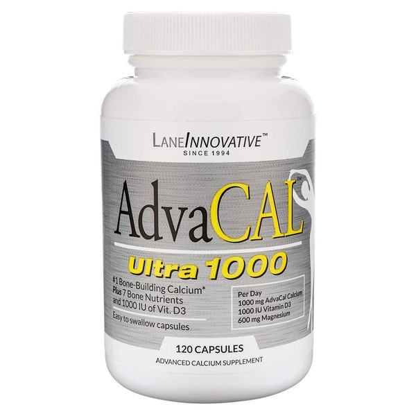 Lane Innovative - AdvaCAL Ultra 1000, Bone Building Calcium, Including
