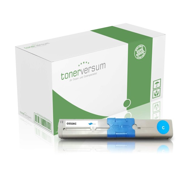 Toner Compatible with Oki 46508711 Cyan Printer Cartridge for C332dn