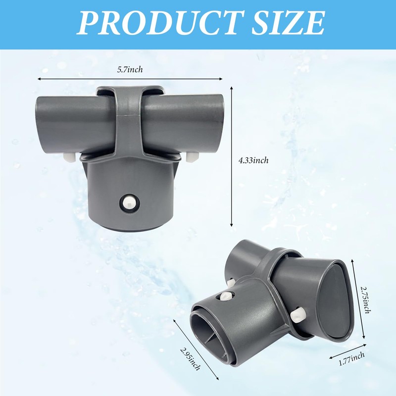 Delixike Pool Frame Replacement Parts 12427 T-Joint Leg amp Beam