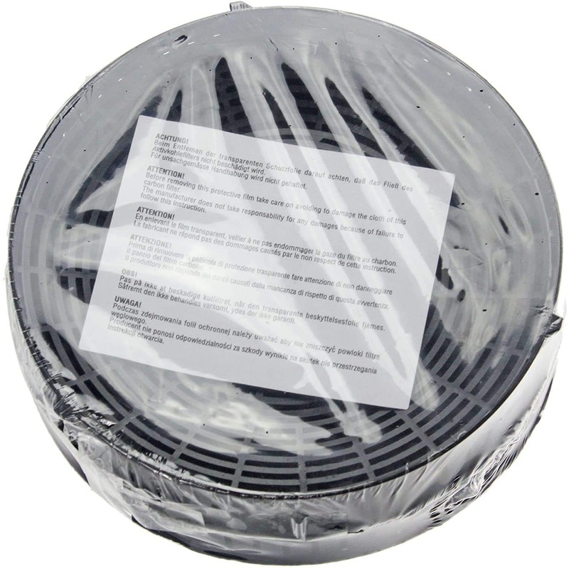SPARES2GO Round Carbon Filter Pair compatible with Elica Cooker Hood