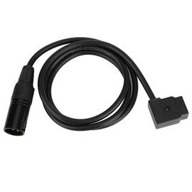 D tAP Female to XLR 4pin Male Adapter Power Cable Adapt XLR to D tAP Female Cord 100cm