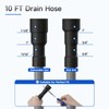 JUWO 10 FT Dishwasher Drain Hose, Corrugated and Flexible Dishwasher