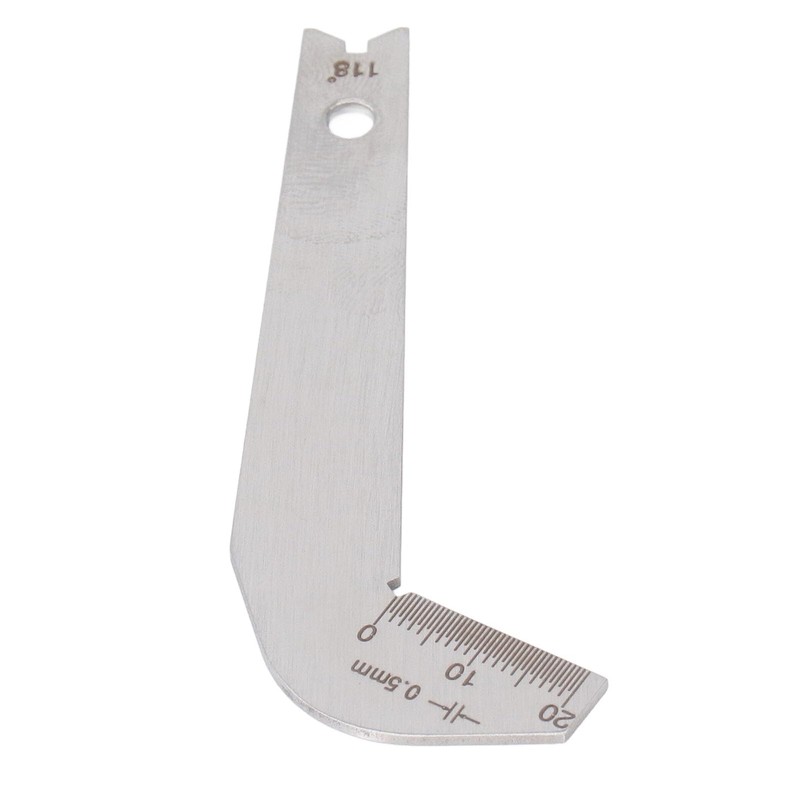 118 Degree Drill Angle Gauge Stainless Steel Drill Sharpening Gauge