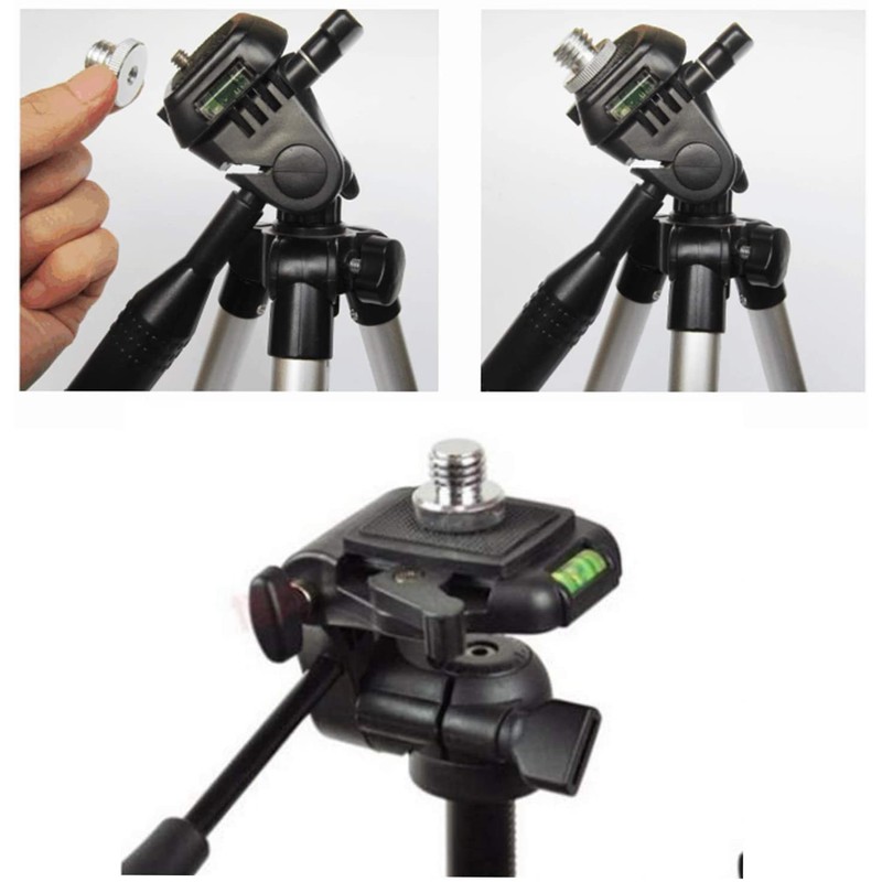 Camera Screw Converter Adapter Microphone Screw Adapter 1/4" Female to