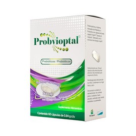 Bomuca - Probvioptal 60 Cápsulas, Probióticos y Prebióticos, 14,000 millones de UFC, Tecnología Duocap