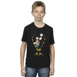 Absolute Cult The Nightmare Before Christmas Boys Heart Jack T-Shirt Black 5-6 Years