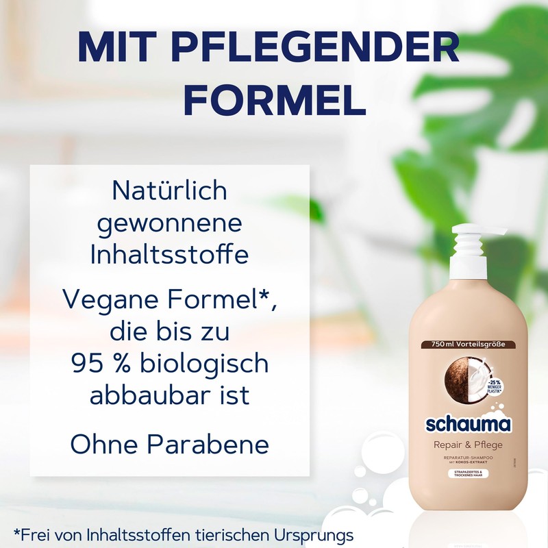 Schauma Schwarzkopf Farbschutz-Shampoo Color Glanz (1x 750 ml), Haarshampoo pflegt
