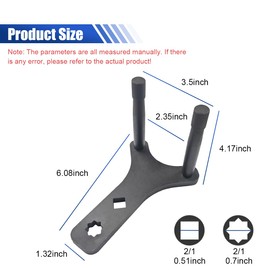 DUSCOKE Automotive Lower Control Arm Prying Tool, Universal Lower Ball Joint Remover Control Arm Bushing Tool, Car Suspension Specialty Bushing Tool Work with 1/2" Drive Extension Breaker Bar