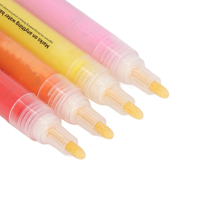 12 Pcs Acrylic Paint Markers 12 Colors 3.0mm Waterproof DIY