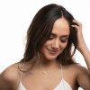 Collar Luna Mujer Oro Plata Zirconia Regalo Original Luckyly
