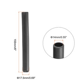 PATIKIL Drumstick Grips Anti Slip Handle Wraps for Drum Instrument Percussion Black 2 Pcs