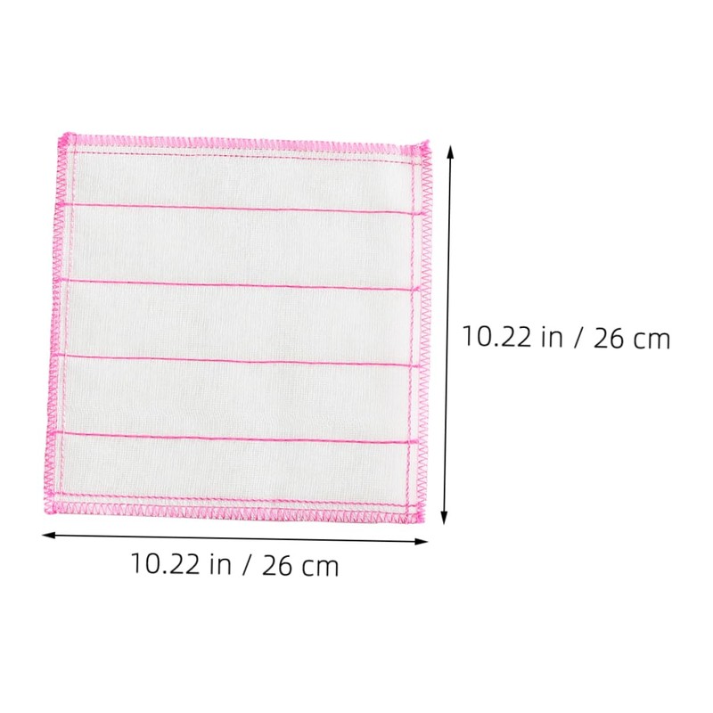 CHILDWEET 10 Pcs Reusable Kitchen Dish Towels Ultra Absorbent Gauze