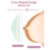 MOMUSE Organic Reusable Nursing Pads, Pack of 12, Soft 4-Layer