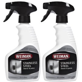 Weiman Stainless Steel Cleaner & Polish Trigger Spray 12 Oz- (Pack Of 6)