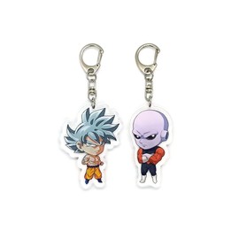 EBTY DREAMS Inc. - Set of 2 Dragon Acrylic Keychain Son Goku Ultra Instinct, Jiren v1