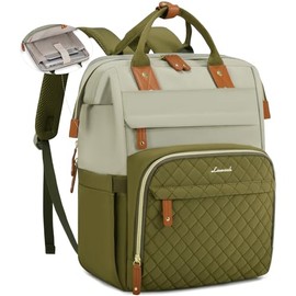 LOVEVOOK Laptop Backpack for Women, 15.6'' Waterproof Nurse Bag Teacher Work Backpack Purse for Women, Travel Computer Backpack for College Office Business Ladies