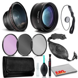 28mm Essential Kit with Wide Angle and Telephoto Lens, Hand Strap, and More