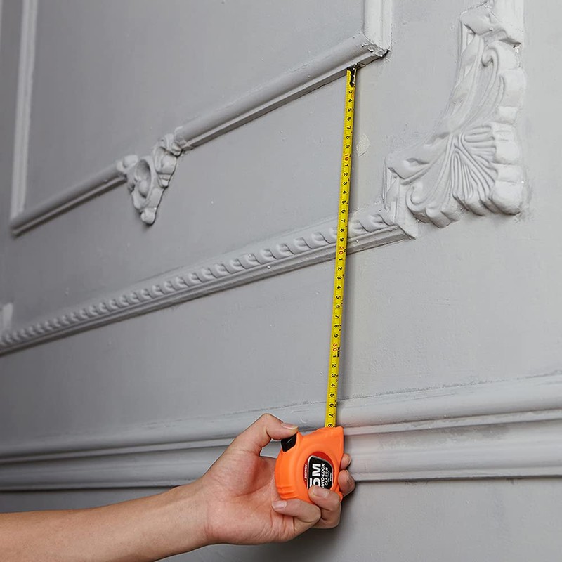 Dekton Hi Vis Green Soft Grip Autolock Tape Measure 5m