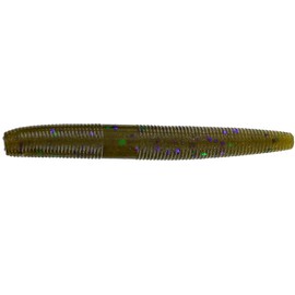 Yamamoto 3'' FAT SENKO GREEN PUMPKIN W/ GREEN & PURPLE FLAKE (10 PACK)