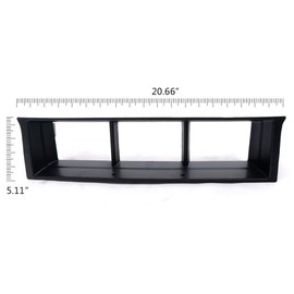 Front Bumper Lower Black Billet Grille Insert Compatible with Ford F150 Pickcup 2009-2014, Horizontal Grill (Not Fit Harley Davidson and Raptor)