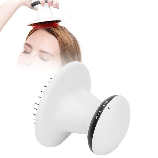 Electric Scalp Massager, Electric Portable Head Massager for Hair Loss, Fatigue, Stress Relief, Scalp Massage Comb for Hair Growth, Stress Relief, Deep Cleansing