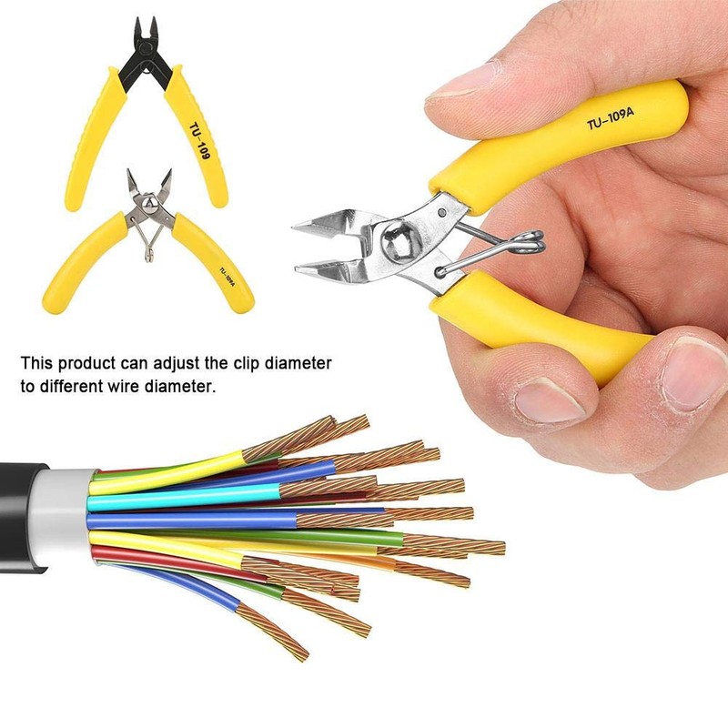 5 Inch TU-109 TU-109A Electric Diagonal Pliers Wire Cutter Side
