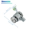 X AUTOHAUX Door Lock Cylinder Kit with 2 Keys for
