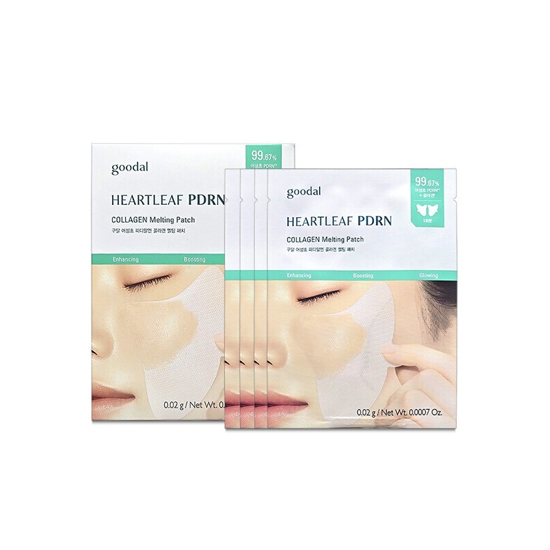 Goodal Houttuynia cordata PDRN Collagen Melting Patch 4 sheets /